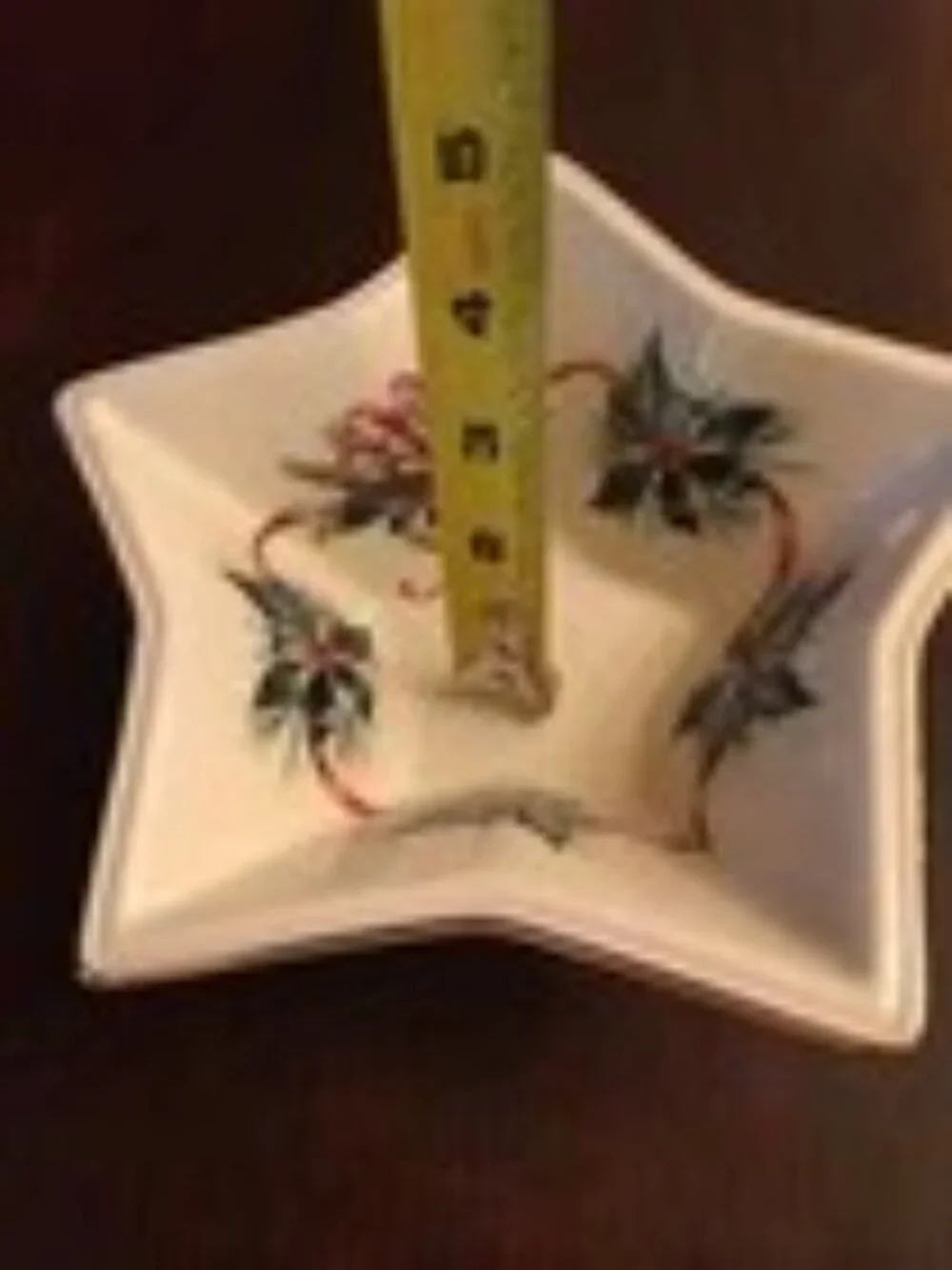 LENOX NEW IN BOX WINTER GREETING STAR BOWL 8x2.75 MINT